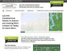 Tablet Screenshot of leahillcondorentals.com